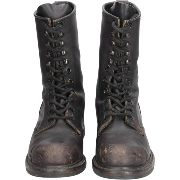 1990s US Military Issue Steel Toe Military Boots, Made in USA, Men's Size 10.4" (approx.), Vintage /saa016154 Men's 26.5cm unclear black type Vintage Second Hand