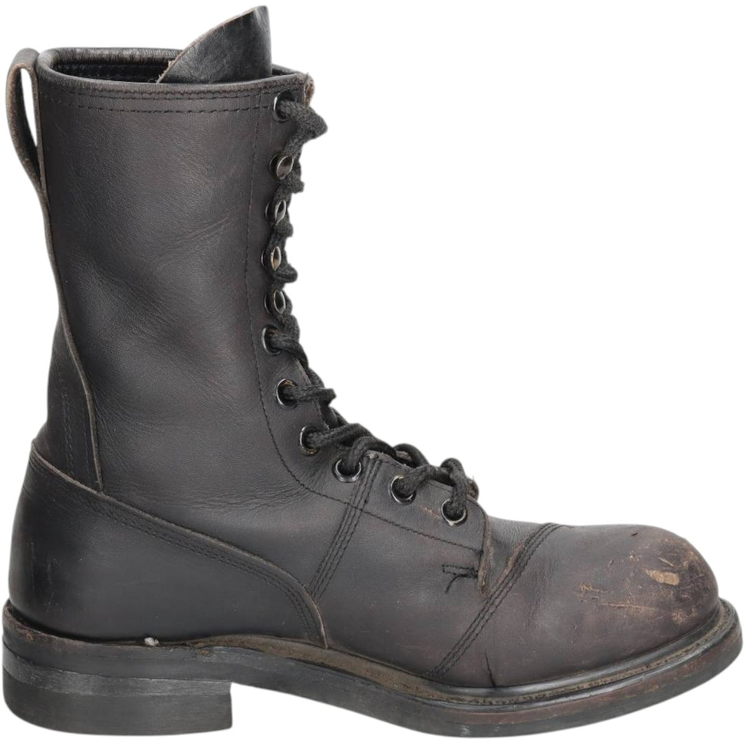 1990s US Military Issue Steel Toe Military Boots, Made in USA, Men's Size 10.4" (approx.), Vintage /saa016154 Men's 26.5cm unclear black type Vintage Second Hand