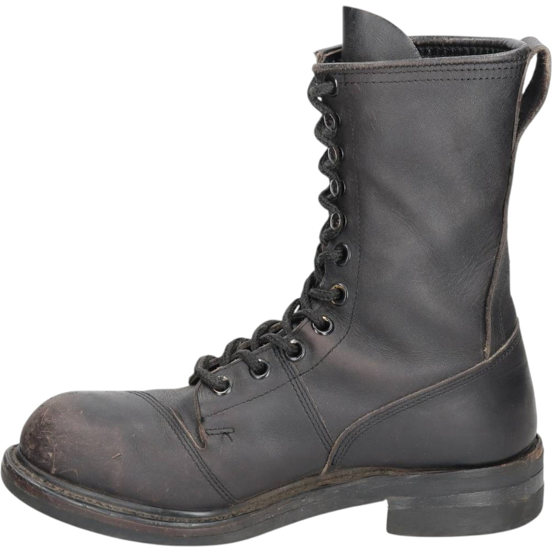 1990s US Military Issue Steel Toe Military Boots, Made in USA, Men's Size 10.4" (approx.), Vintage /saa016154 Men's 26.5cm unclear black type Vintage Second Hand