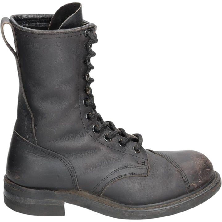 1990s US Military Issue Steel Toe Military Boots, Made in USA, Men's Size 10.4" (approx.), Vintage /saa016154 Men's 26.5cm unclear black type Vintage Second Hand