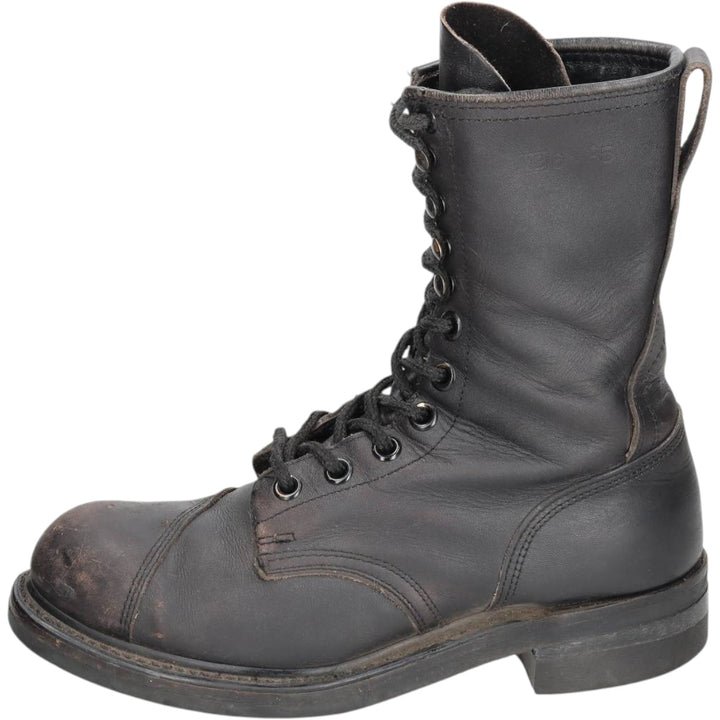 1990s US Military Issue Steel Toe Military Boots, Made in USA, Men's Size 10.4" (approx.), Vintage /saa016154 Men's 26.5cm unclear black type Vintage Second Hand