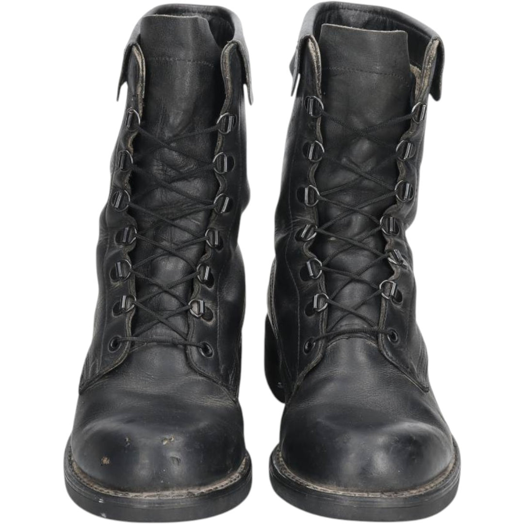 1990s US Military Issue Steel Toe Military Boots, Made in USA, Size 8E (Men's equivalent to 10.2"), Vintage /saa016155 Men's 26.0cm unclear black type Vintage Second Hand
