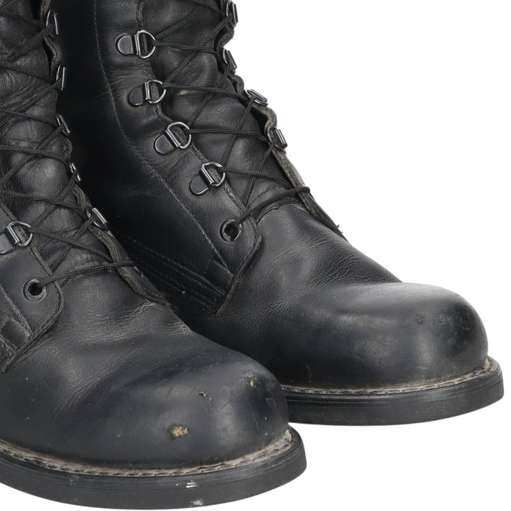1990s US Military Issue Steel Toe Military Boots, Made in USA, Size 8E (Men's equivalent to 10.2"), Vintage /saa016155 Men's 26.0cm unclear black type Vintage Second Hand