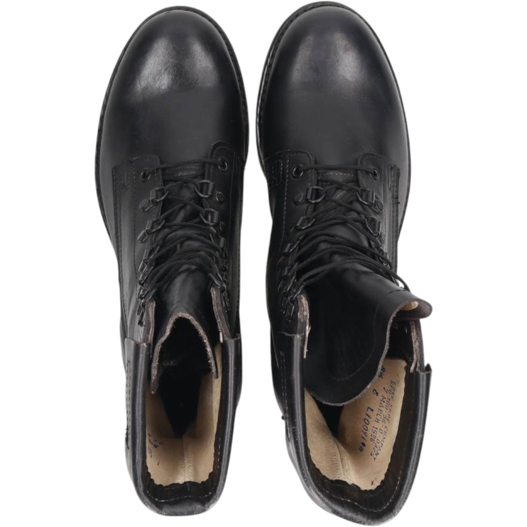1990s US Military Issue Steel Toe Military Boots, Made in USA, Size 8 1/2 E (Men's 10) Vintage /saa016156 Men's 25.5cm unclear black type Vintage Second Hand