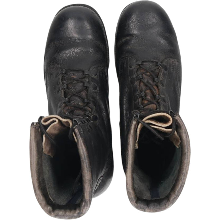 1980s US Military Steel Toe Military Boots, Made in USA, Size 8 1/2W (Men's equivalent to 10.4"), Vintage /saa016158 Men's 26.5cm unclear black type Vintage Second Hand