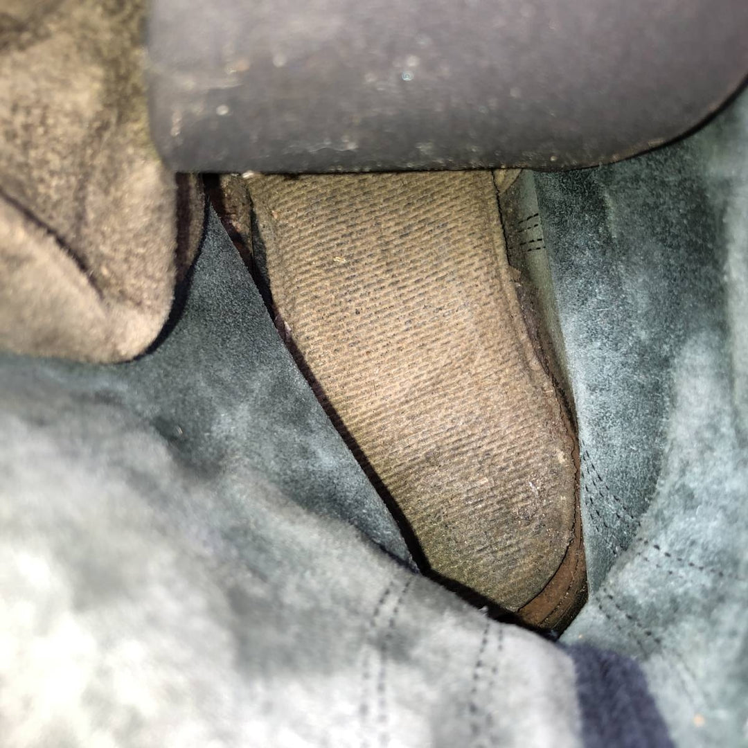 1980s US Military Steel Toe Military Boots, Made in USA, Size 8 1/2W (Men's equivalent to 10.4"), Vintage /saa016158 Men's 26.5cm unclear black type Vintage Second Hand
