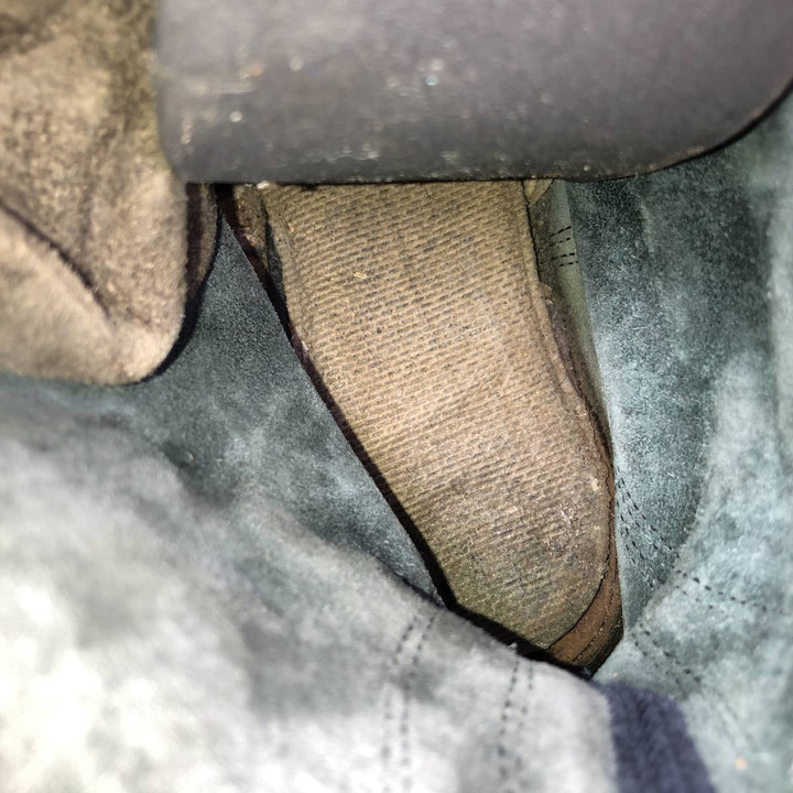 1980s US Military Steel Toe Military Boots, Made in USA, Size 8 1/2W (Men's equivalent to 10.4"), Vintage /saa016158 Men's 26.5cm unclear black type Vintage Second Hand
