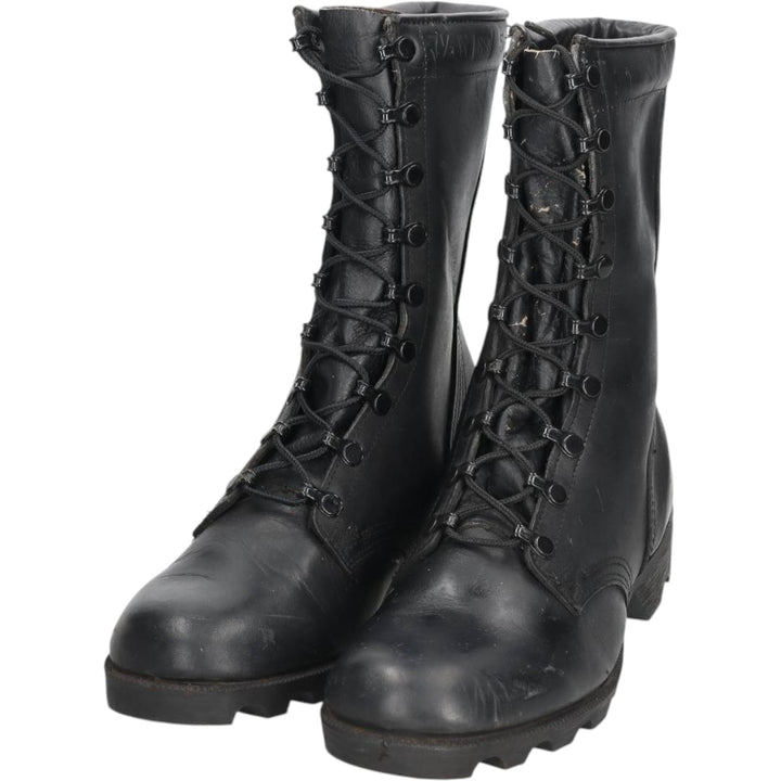 1980s US Military Issue Military Boots, Made in USA, Size 7 1/2 W (Men's equivalent to 9.6"), Vintage /saa016159 Men's 24.5cm unclear black type Vintage Second Hand