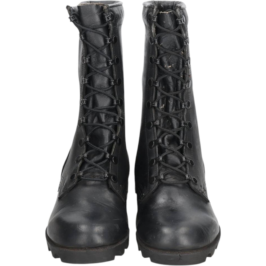 1980s US Military Issue Military Boots, Made in USA, Size 7 1/2 W (Men's equivalent to 9.6"), Vintage /saa016159 Men's 24.5cm unclear black type Vintage Second Hand