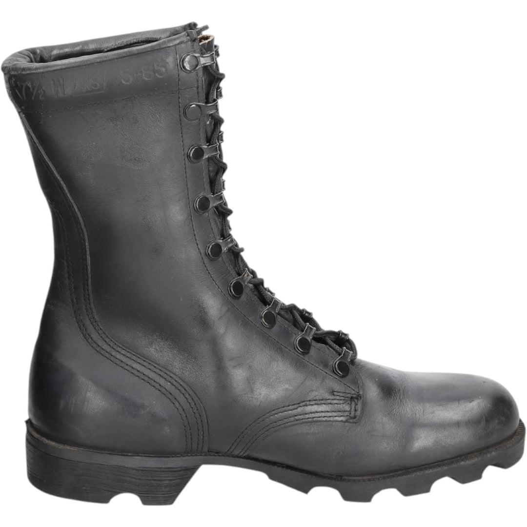 1980s US Military Issue Military Boots, Made in USA, Size 7 1/2 W (Men's equivalent to 9.6"), Vintage /saa016159 Men's 24.5cm unclear black type Vintage Second Hand