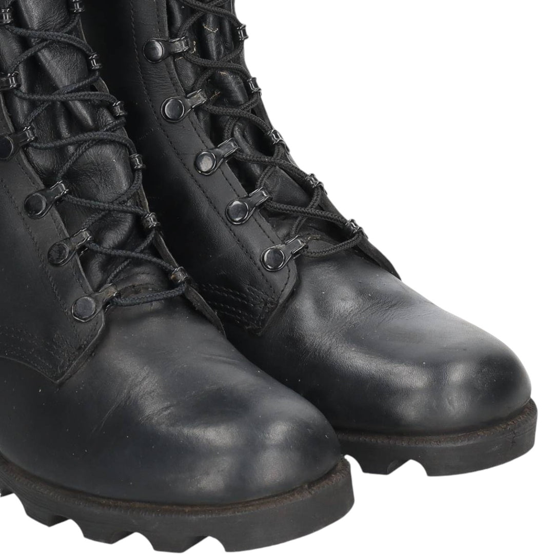 1980s US Military Issue Military Boots, Made in USA, Size 7 1/2 W (Men's equivalent to 9.6"), Vintage /saa016159 Men's 24.5cm unclear black type Vintage Second Hand