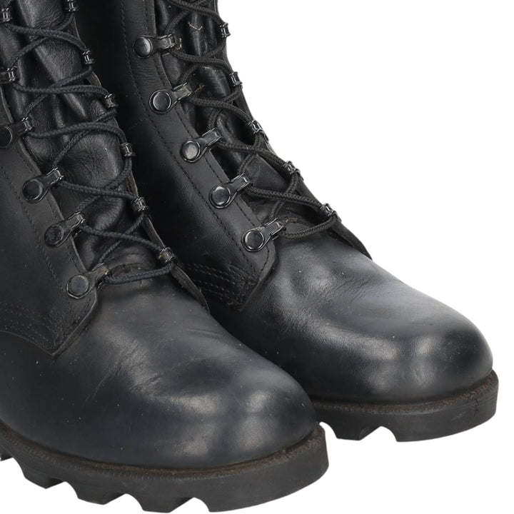 1980s US Military Issue Military Boots, Made in USA, Size 7 1/2 W (Men's equivalent to 9.6"), Vintage /saa016159 Men's 24.5cm unclear black type Vintage Second Hand