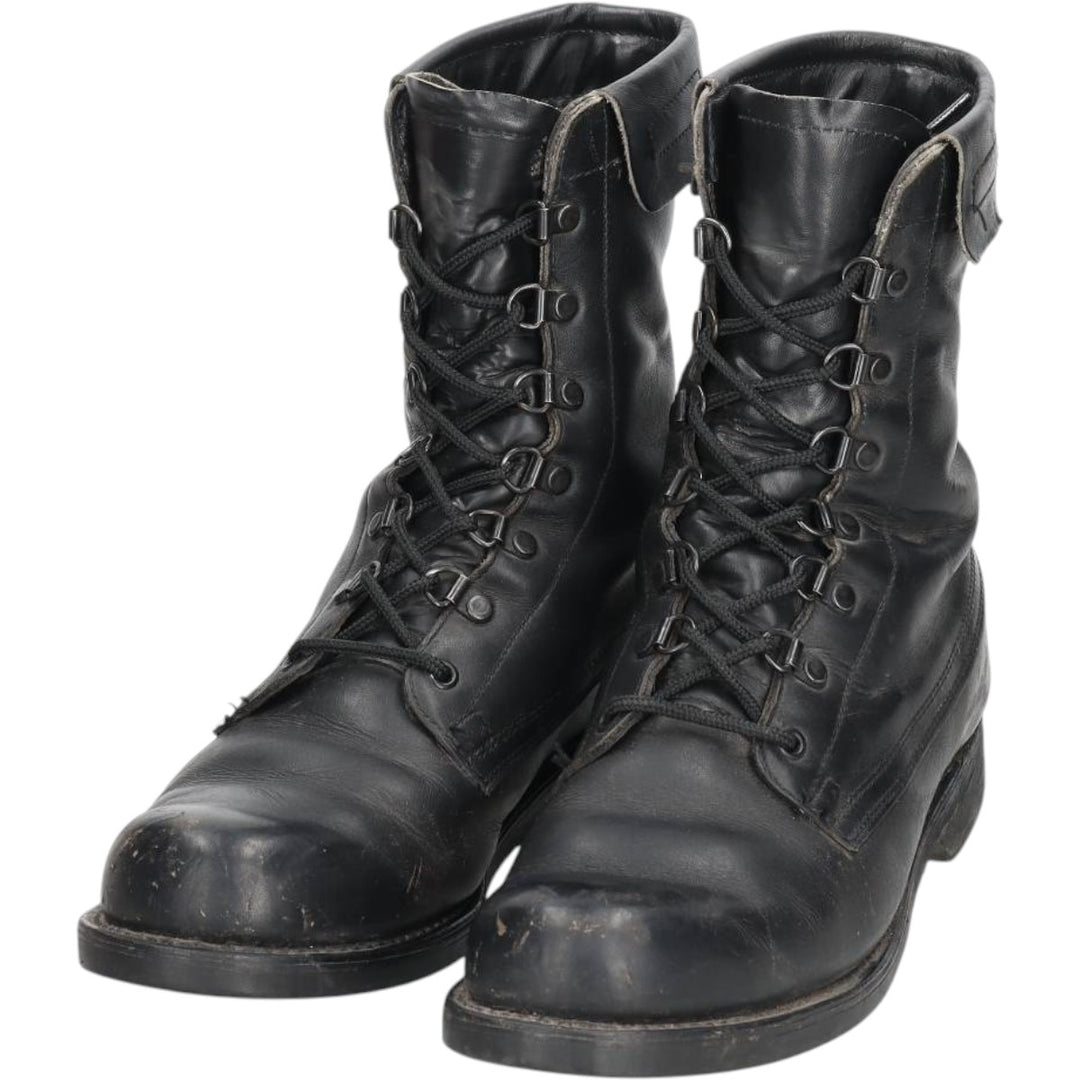 US Military Steel Toe Military Boots, Size 8 1/2D (Men's equivalent to 10.4"), Vintage /saa016160 Men's 26.5cm unclear black type Vintage Second Hand