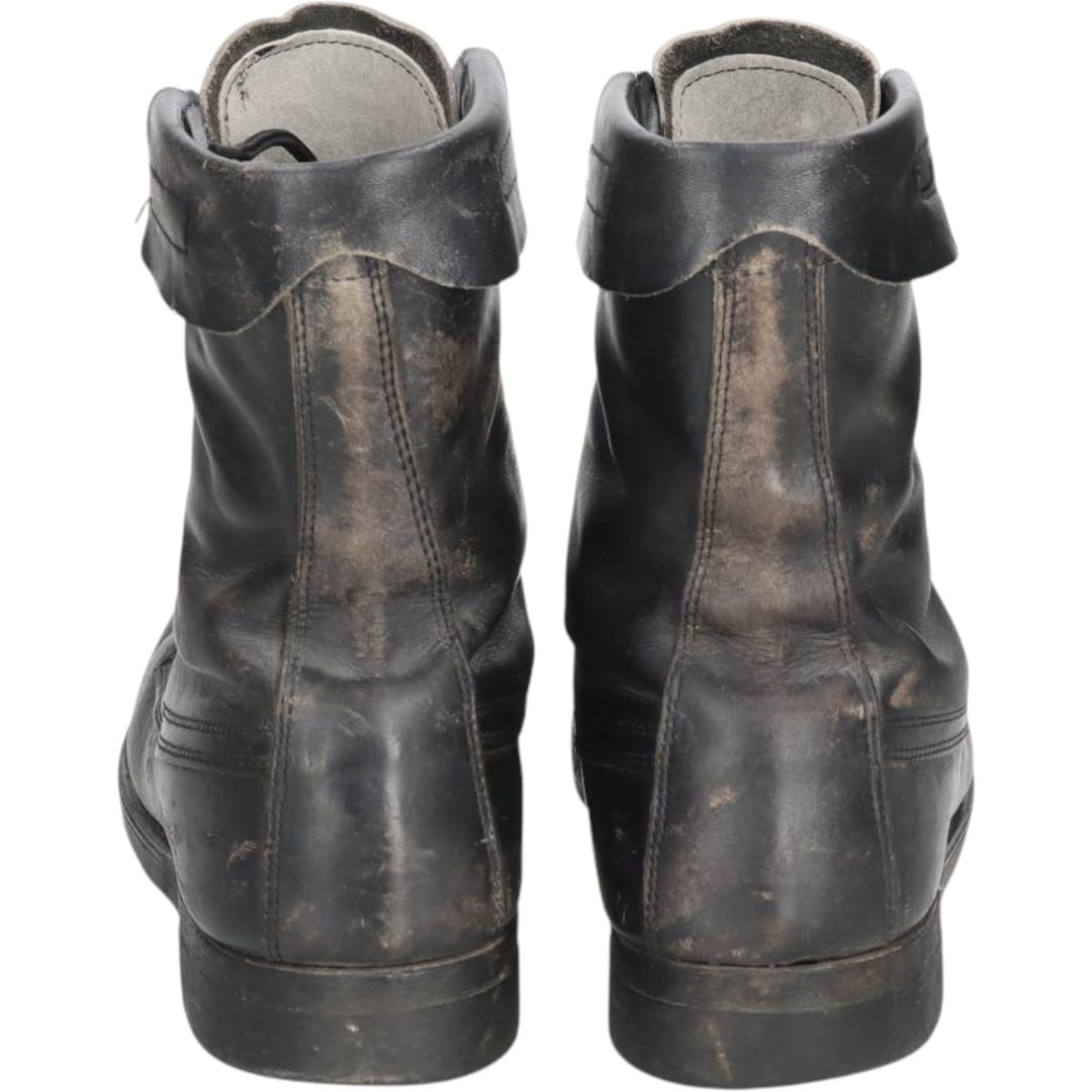 US Military Steel Toe Military Boots, Size 8 1/2D (Men's equivalent to 10.4"), Vintage /saa016160 Men's 26.5cm unclear black type Vintage Second Hand