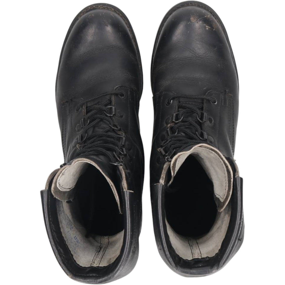 US Military Steel Toe Military Boots, Size 8 1/2D (Men's equivalent to 10.4"), Vintage /saa016160 Men's 26.5cm unclear black type Vintage Second Hand