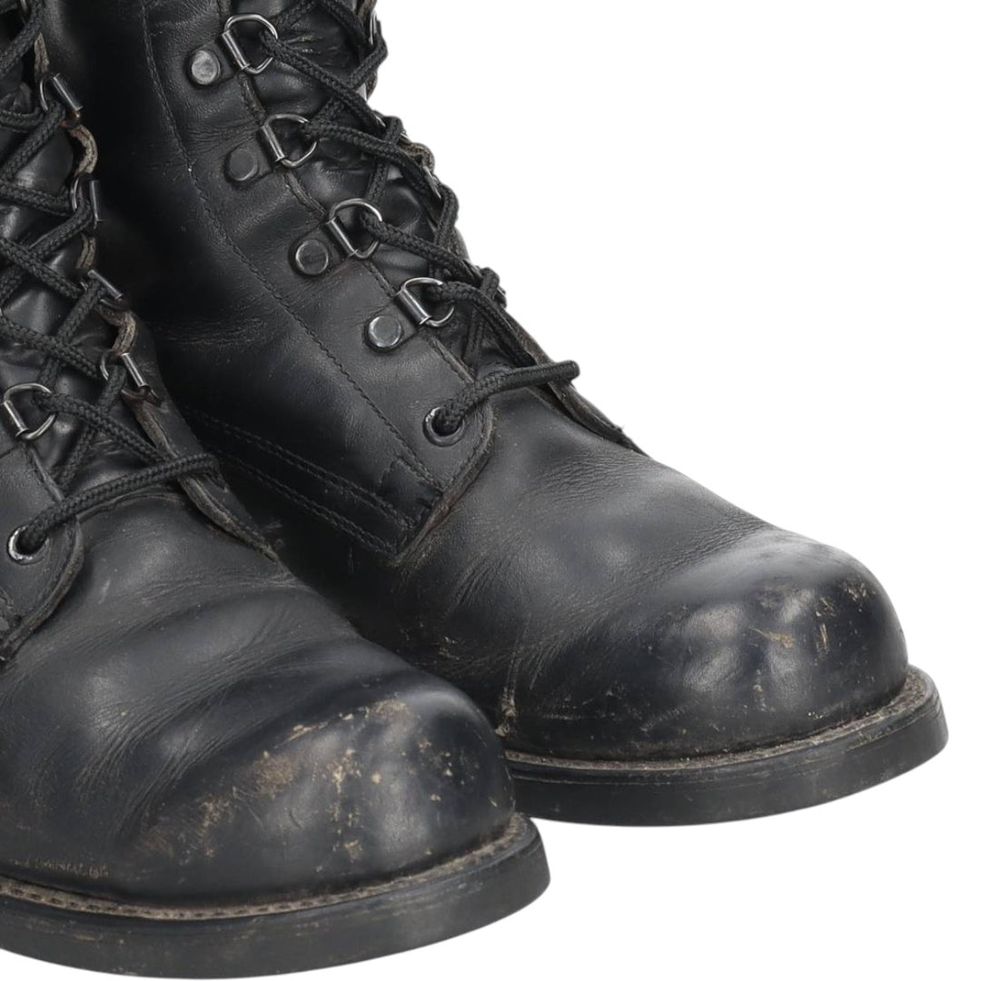 US Military Steel Toe Military Boots, Size 8 1/2D (Men's equivalent to 10.4"), Vintage /saa016160 Men's 26.5cm unclear black type Vintage Second Hand