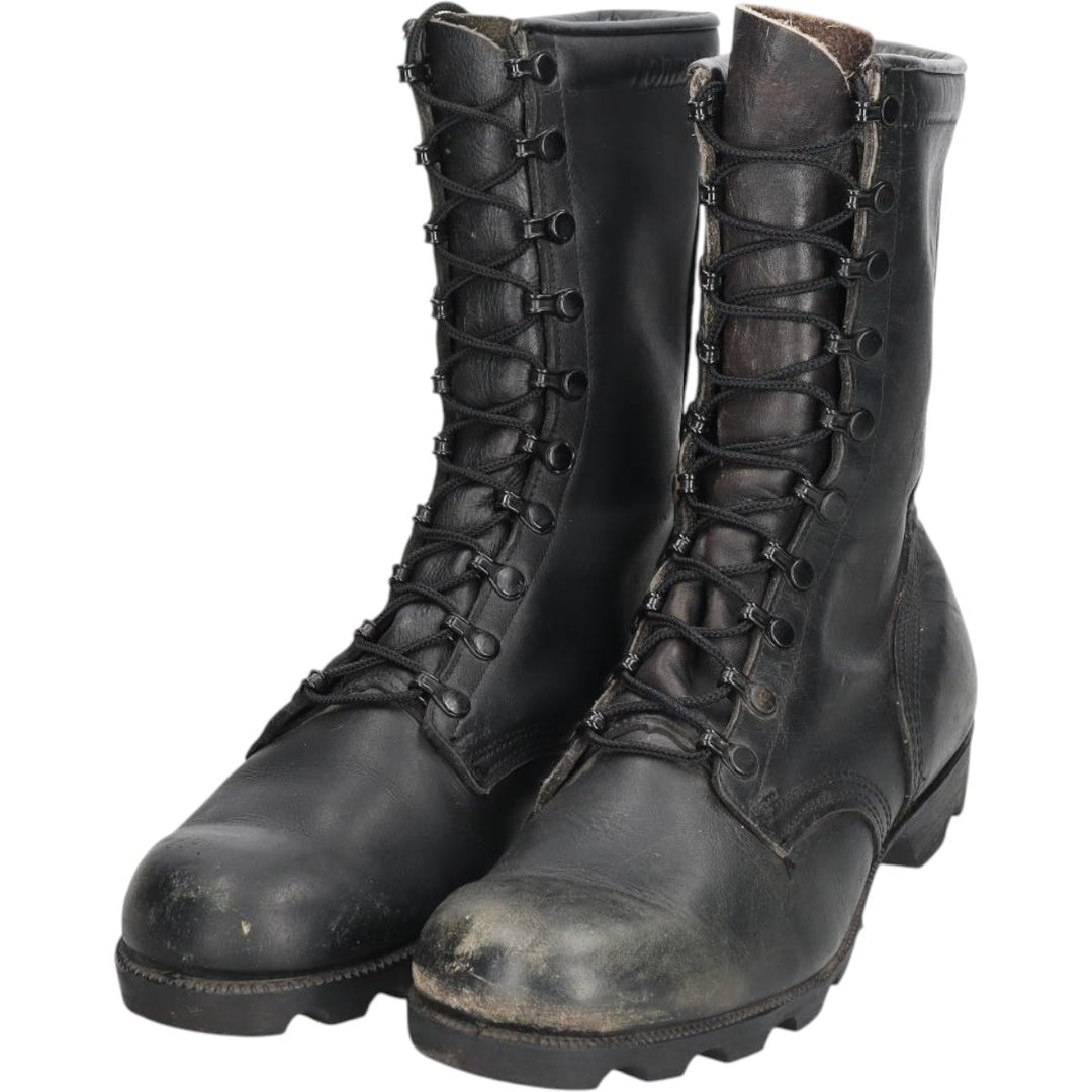 US Military Steel Toe Military Boots, Made in USA, Size 10R (Men's 11"), Vintage /saa016161 Men's 28.0cm unclear black type Vintage Second Hand