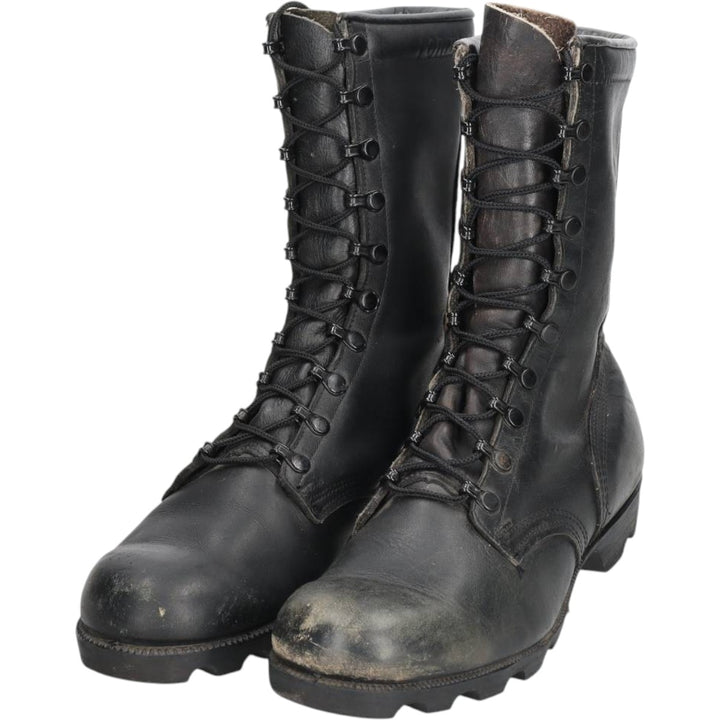 US Military Steel Toe Military Boots, Made in USA, Size 10R (Men's 11"), Vintage /saa016161 Men's 28.0cm unclear black type Vintage Second Hand