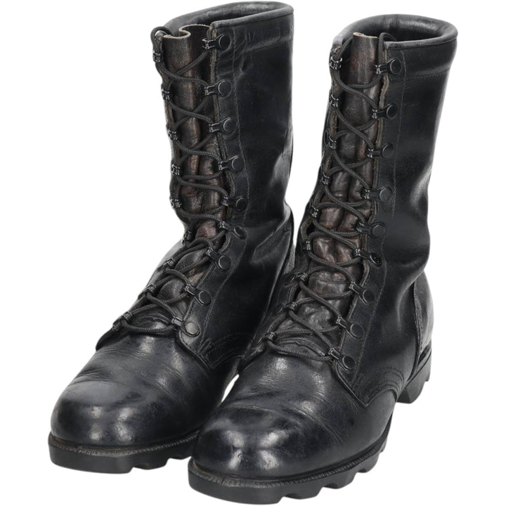 US Military 1980s Military Boots, Size 8 1/2R (Men's equivalent to 10.4"), Vintage /saa016162 Men's 26.5cm unclear black type Vintage Second Hand