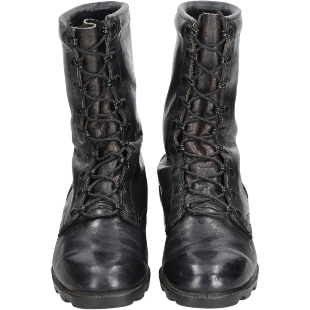 US Military 1980s Military Boots, Size 8 1/2R (Men's equivalent to 10.4"), Vintage /saa016162 Men's 26.5cm unclear black type Vintage Second Hand