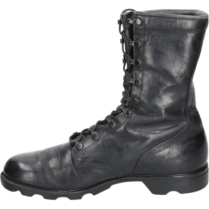 US Military 1980s Military Boots, Size 8 1/2R (Men's equivalent to 10.4"), Vintage /saa016162 Men's 26.5cm unclear black type Vintage Second Hand