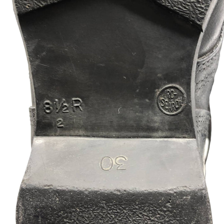US Military 1980s Military Boots, Size 8 1/2R (Men's equivalent to 10.4"), Vintage /saa016162 Men's 26.5cm unclear black type Vintage Second Hand