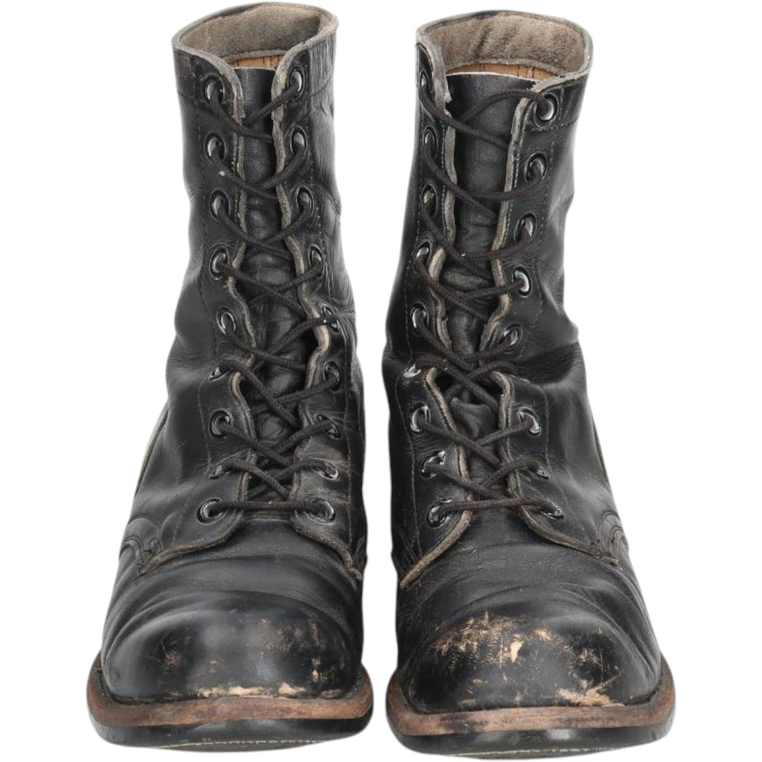 Steel-toe military boots Men's 28.0cm unclear black type Vintage Second Hand