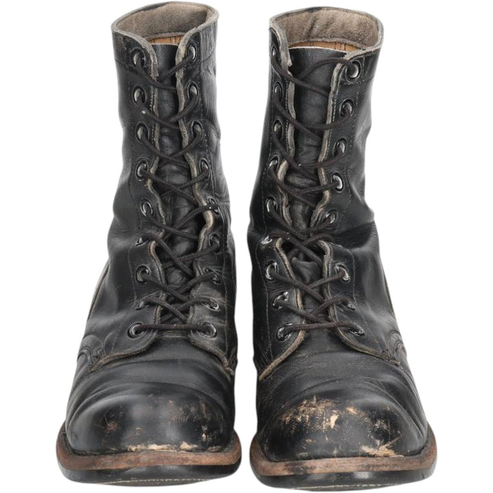 Steel-toe military boots Men's 28.0cm unclear black type Vintage Second Hand