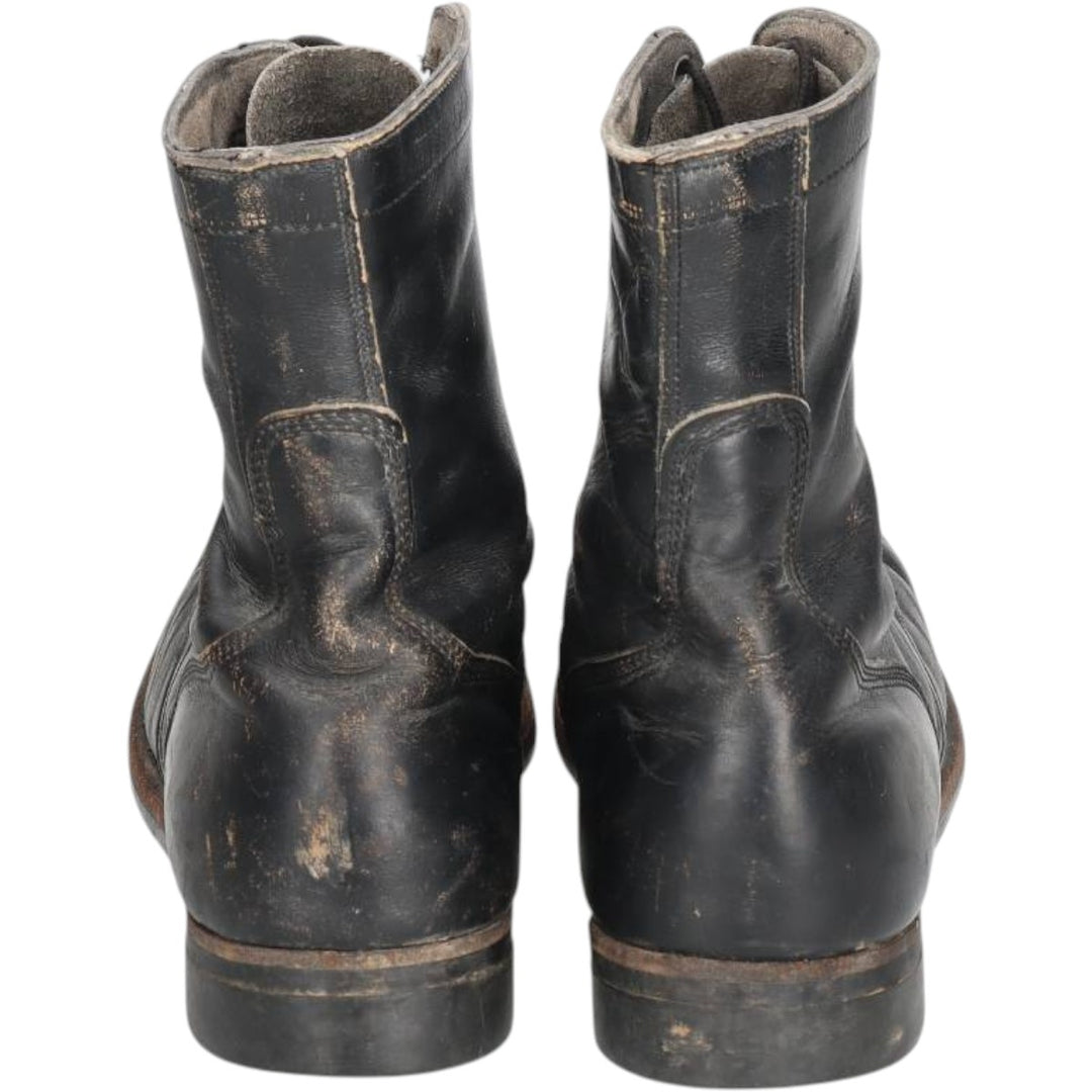Steel-toe military boots Men's 28.0cm unclear black type Vintage Second Hand