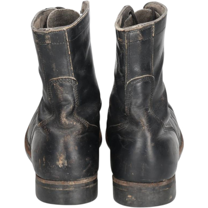 Steel-toe military boots Men's 28.0cm unclear black type Vintage Second Hand