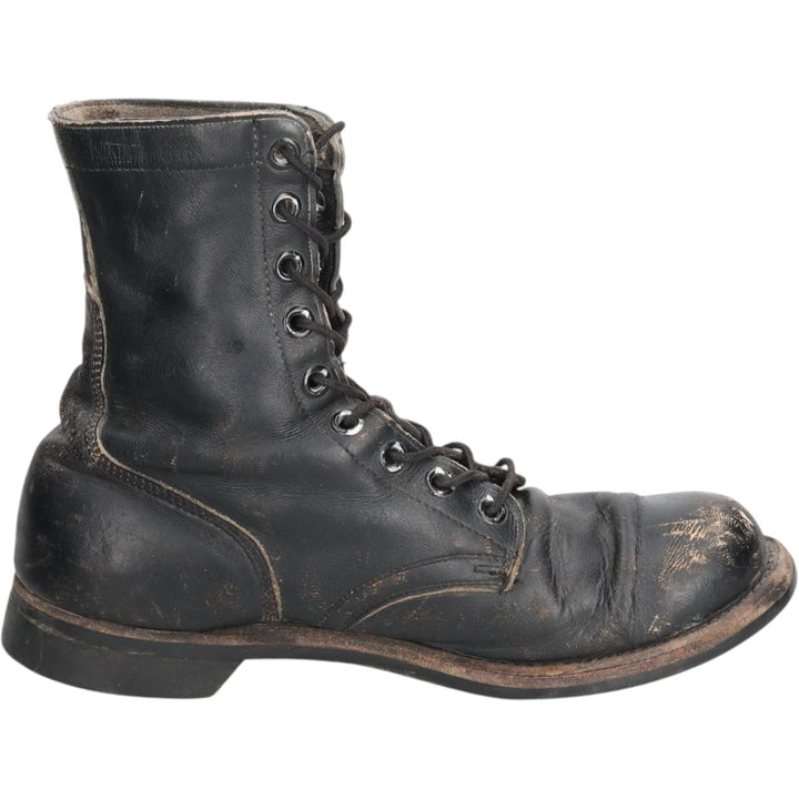 Steel-toe military boots Men's 28.0cm unclear black type Vintage Second Hand