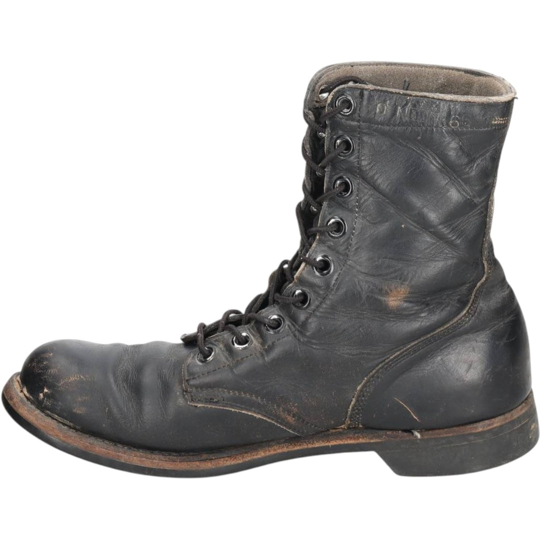 Steel-toe military boots Men's 28.0cm unclear black type Vintage Second Hand