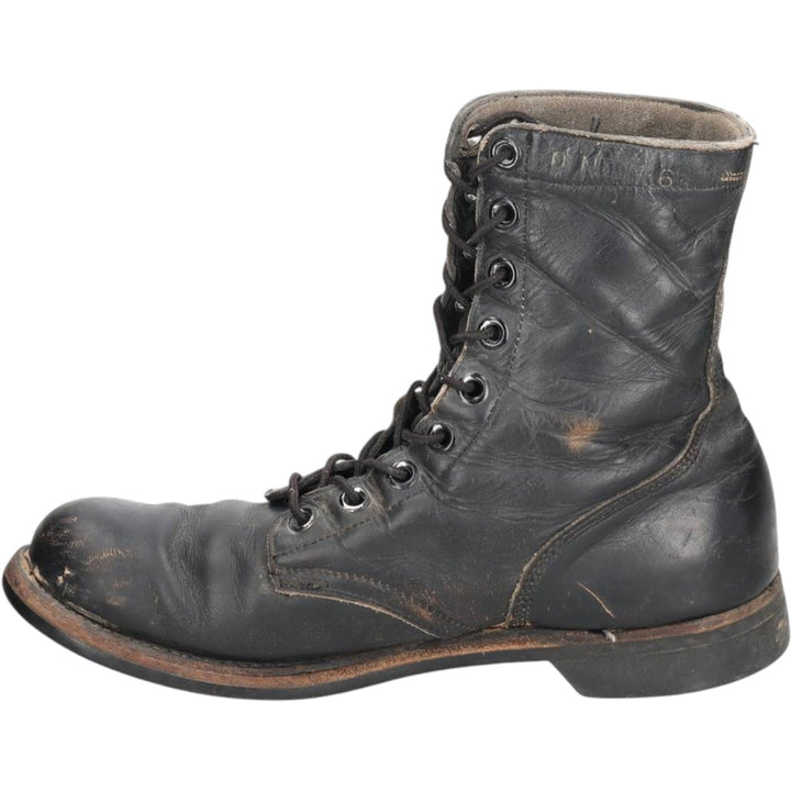 Steel-toe military boots Men's 28.0cm unclear black type Vintage Second Hand