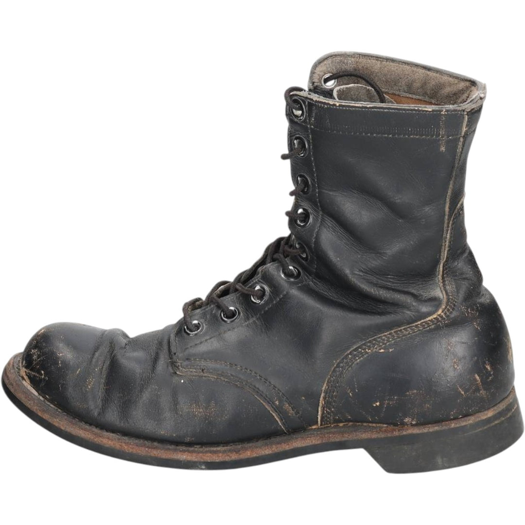 Steel-toe military boots Men's 28.0cm unclear black type Vintage Second Hand