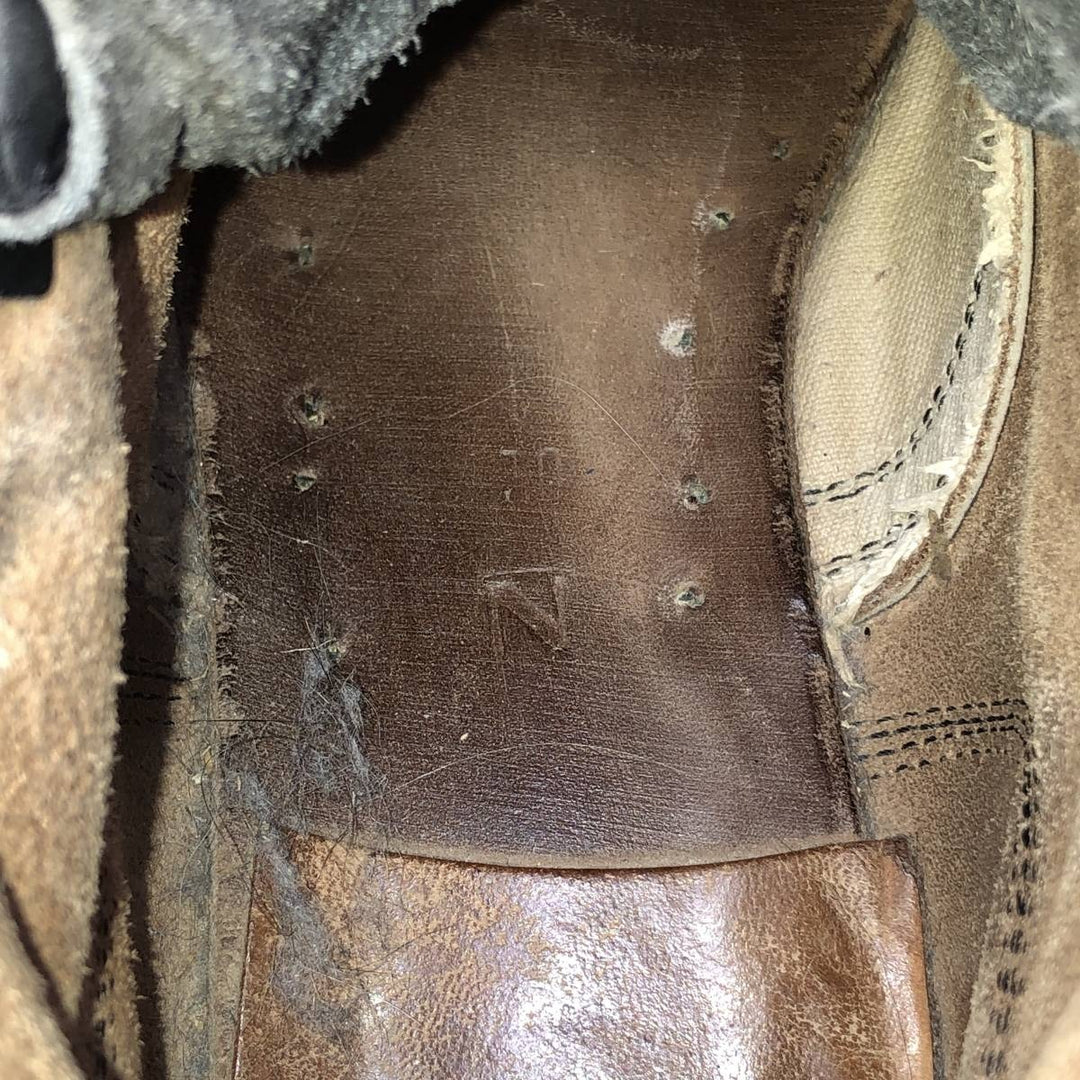 Steel-toe military boots Men's 28.0cm unclear black type Vintage Second Hand