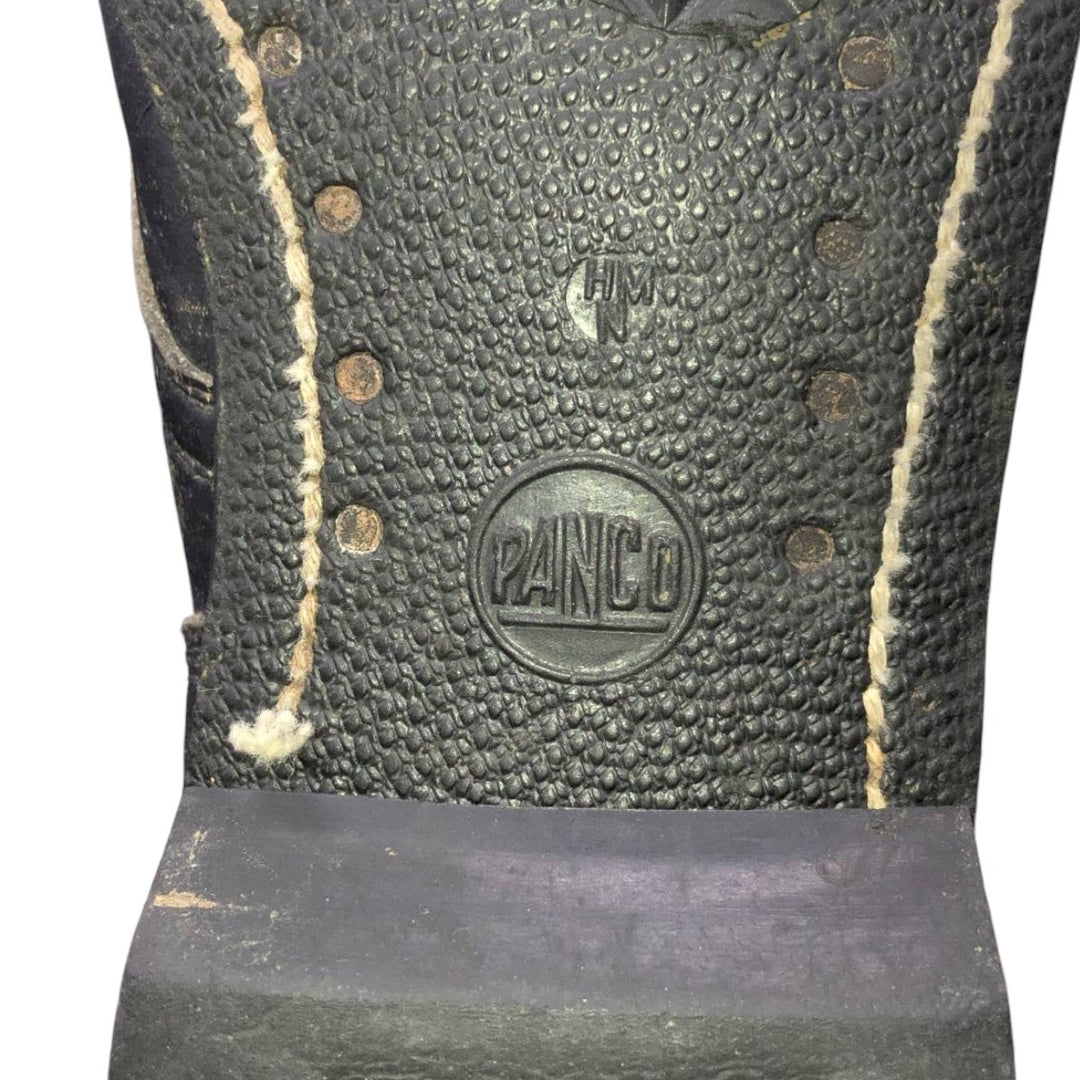Steel-toe military boots Men's 28.0cm unclear black type Vintage Second Hand