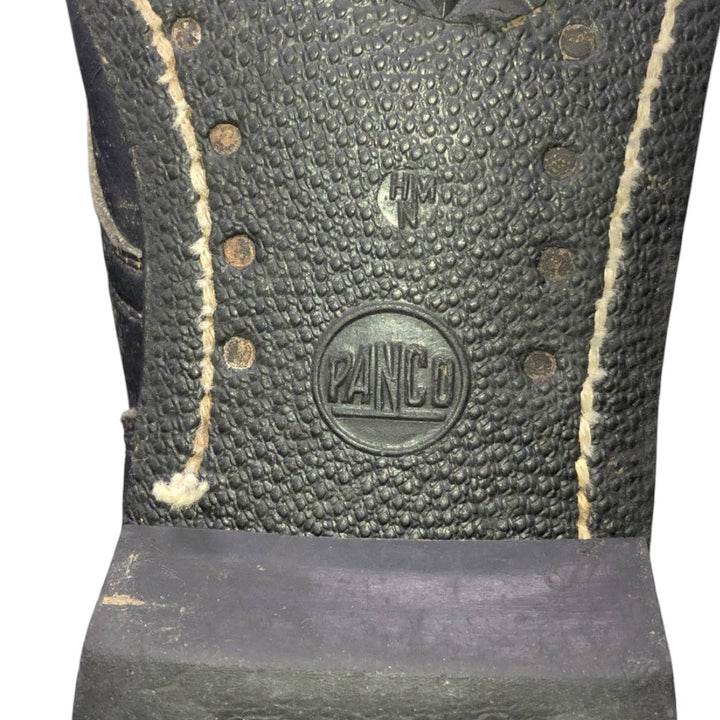 Steel-toe military boots Men's 28.0cm unclear black type Vintage Second Hand