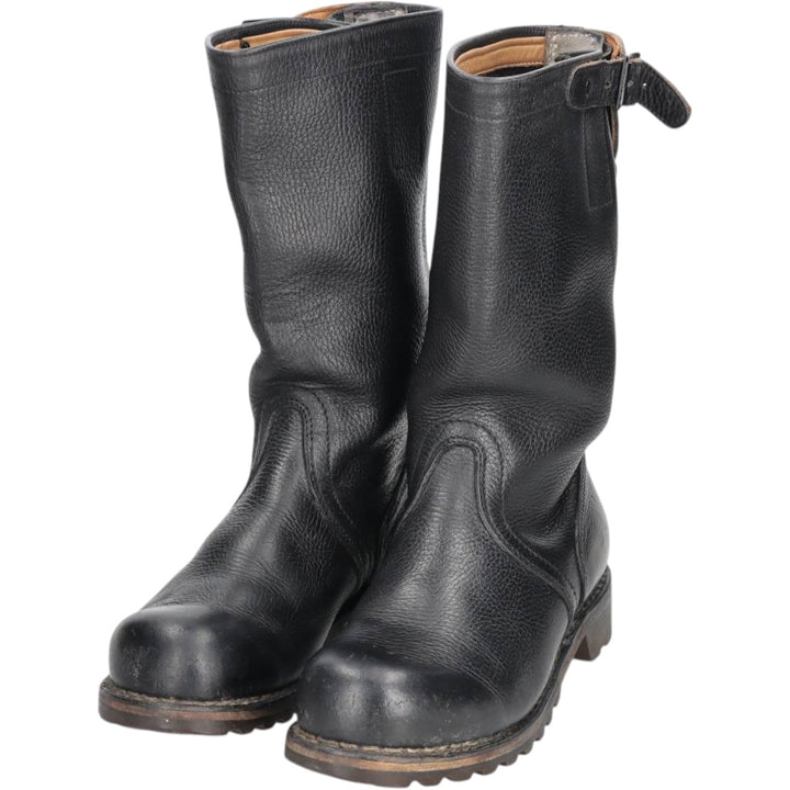 Steel-toe military boots Men's 25.5cm unclear black type Vintage Second Hand