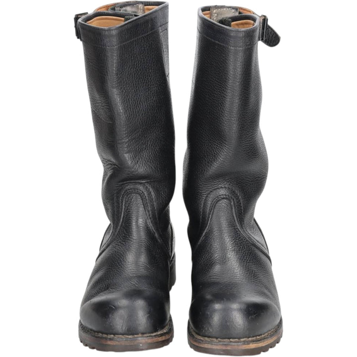 Steel-toe military boots Men's 25.5cm unclear black type Vintage Second Hand