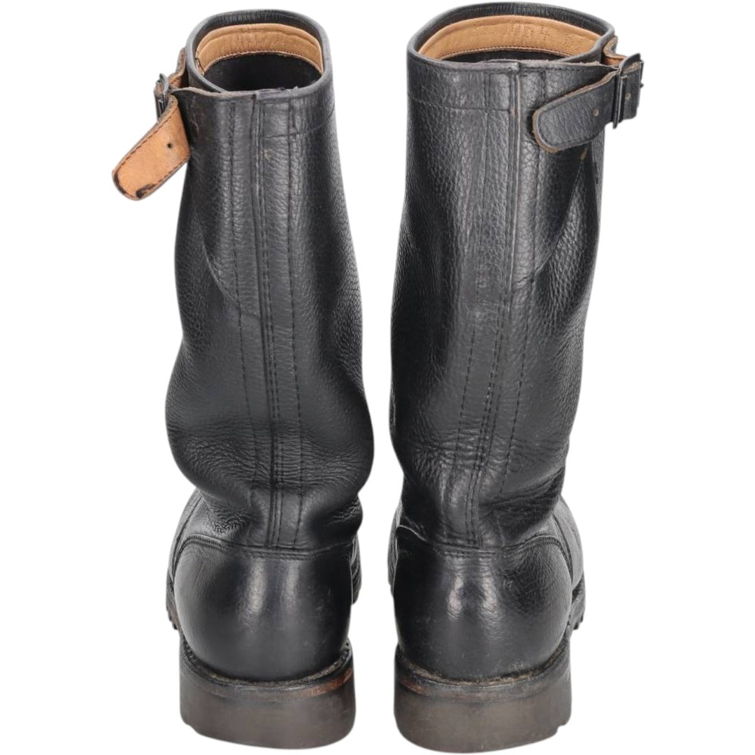 Steel-toe military boots Men's 25.5cm unclear black type Vintage Second Hand