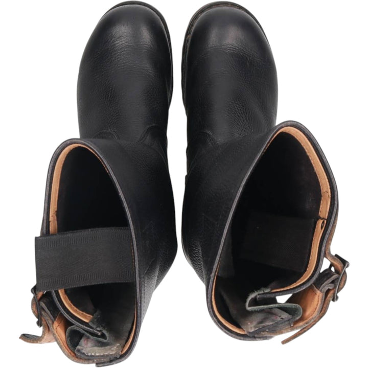 Steel-toe military boots Men's 25.5cm unclear black type Vintage Second Hand