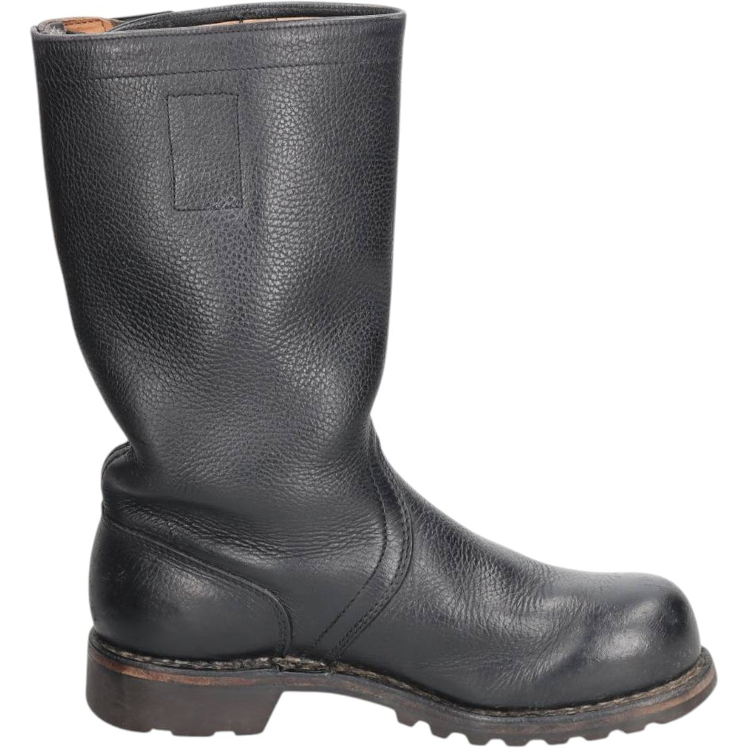 Steel-toe military boots Men's 25.5cm unclear black type Vintage Second Hand