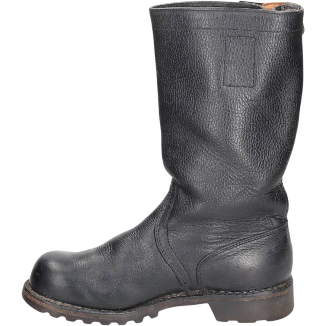 Steel-toe military boots Men's 25.5cm unclear black type Vintage Second Hand