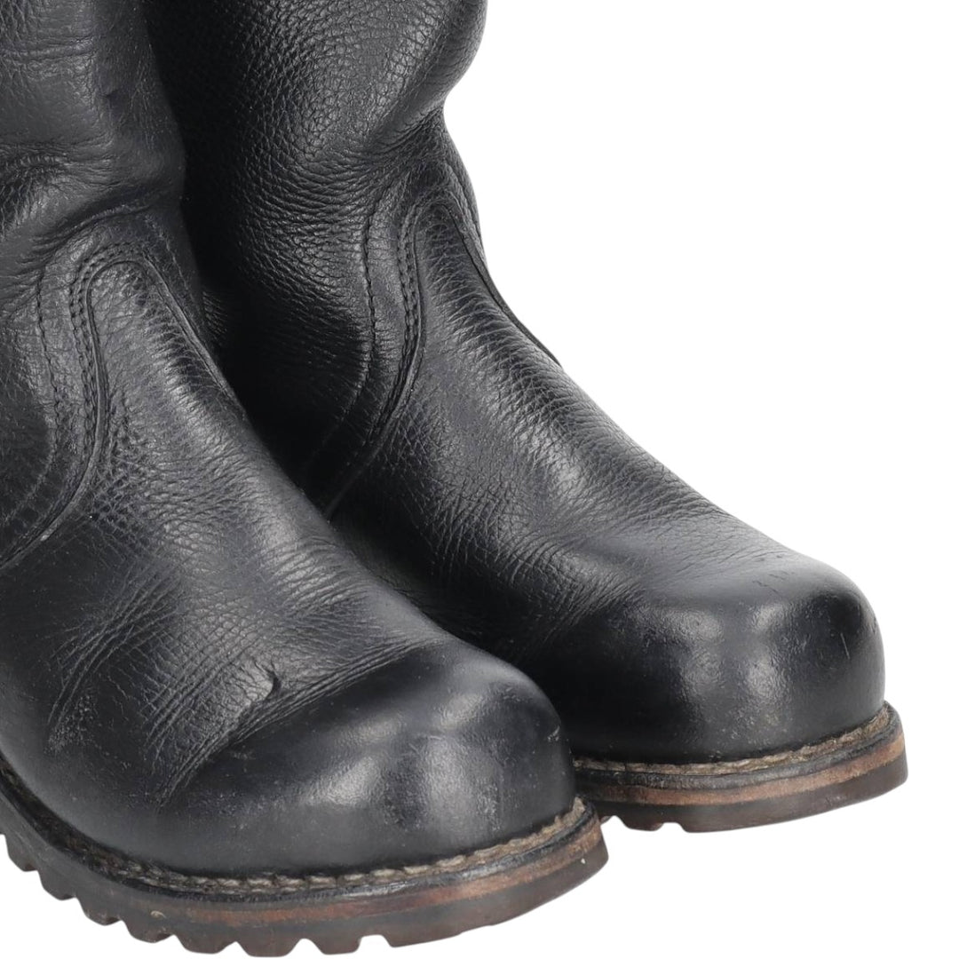 Steel-toe military boots Men's 25.5cm unclear black type Vintage Second Hand