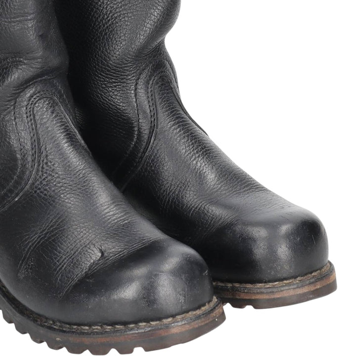 Steel-toe military boots Men's 25.5cm unclear black type Vintage Second Hand