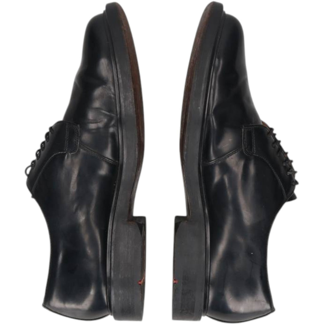 Lloyd Hank plain toe shoes, size 9 1/2 Men's 28.0cm genuine leather black type Vintage Second Hand