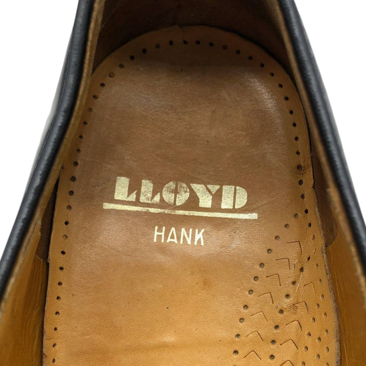 Lloyd Hank plain toe shoes, size 9 1/2 Men's 28.0cm genuine leather black type Vintage Second Hand