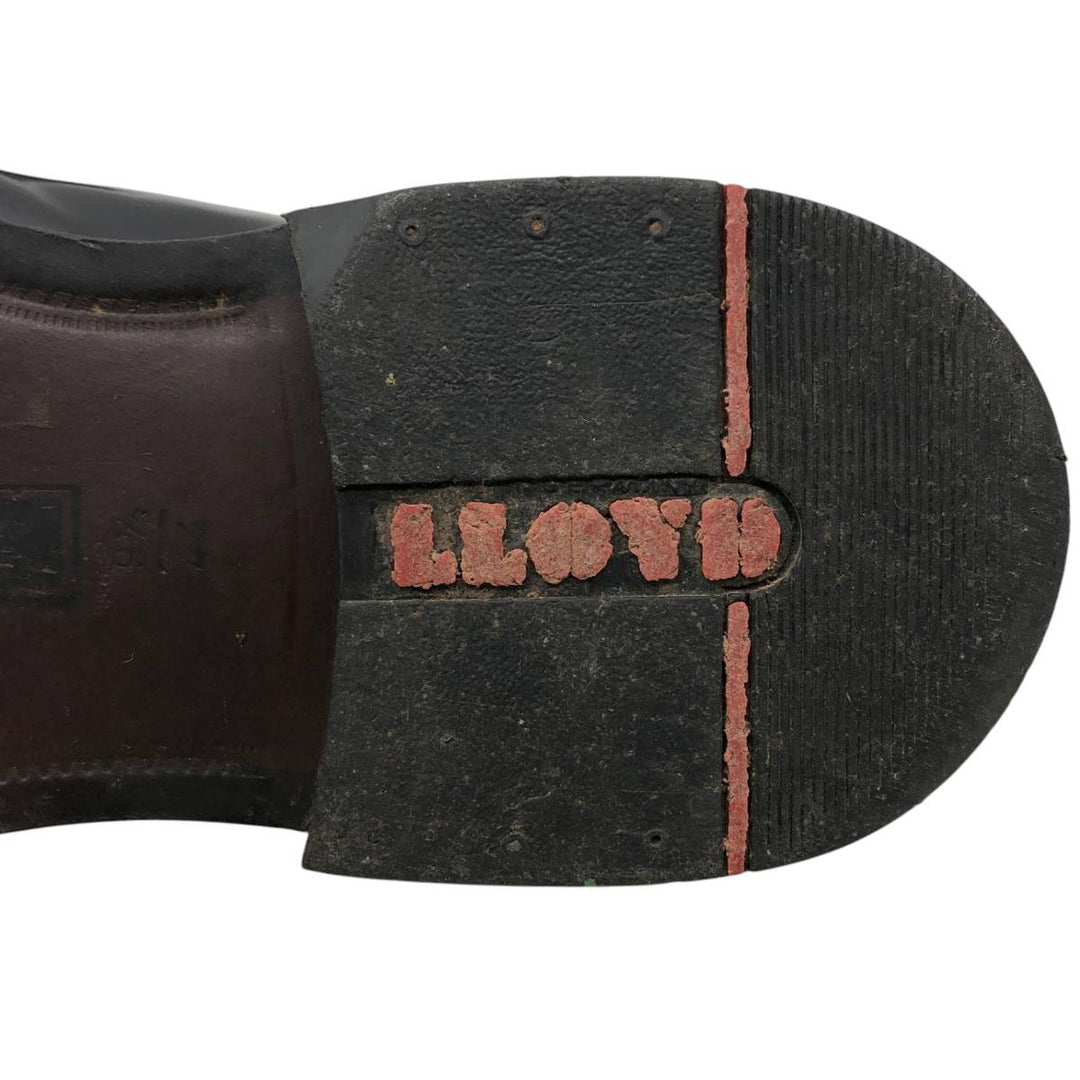 Lloyd Hank plain toe shoes, size 9 1/2 Men's 28.0cm genuine leather black type Vintage Second Hand