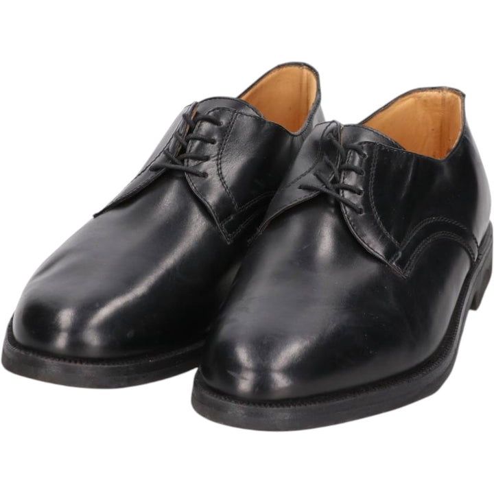 AMBIORIX Plain Toe Shoes, Size 44 Men's 28.0cm genuine leather black type Vintage Second Hand