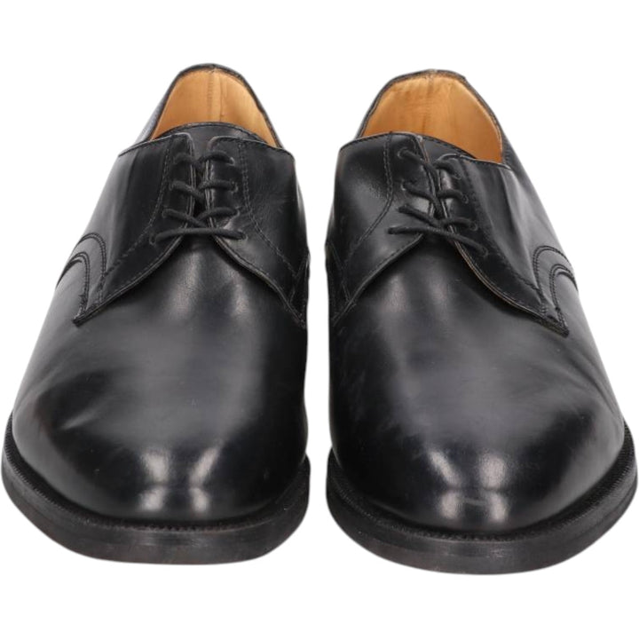 AMBIORIX Plain Toe Shoes, Size 44 Men's 28.0cm genuine leather black type Vintage Second Hand